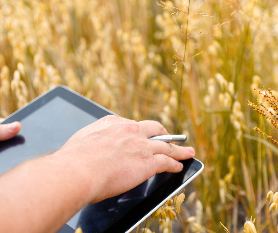 tablet use on the field for agricultural purposes